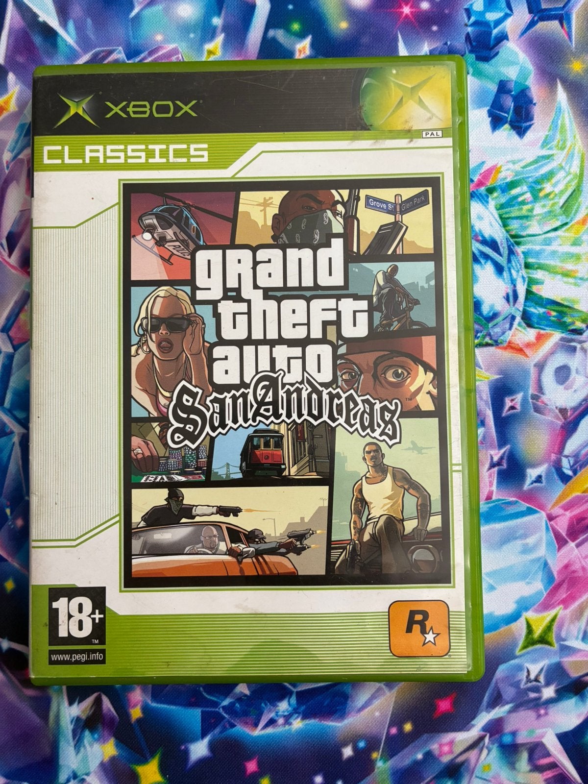Grand Theft Auto San Andreas Xbox Classics, Games en Spelcomputers, Games | Xbox Original, Ophalen of Verzenden, Zo goed als nieuw