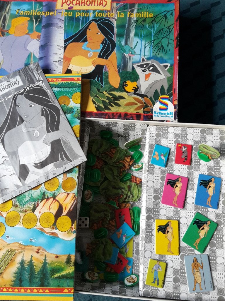 Bordspel Pocahontas, 2-4 spelers, 6+, als nieuw, Ophalen of Verzenden, Zo goed als nieuw, Schmidt