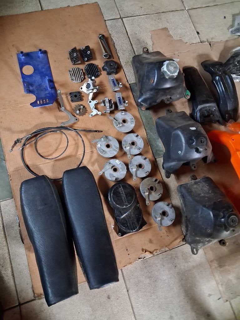 Partij PITBIKE /DIRTBIKE onderdelen  (alles in 1 koop), Enlèvement ou Envoi, Utilisé, Autres types, Overige merken