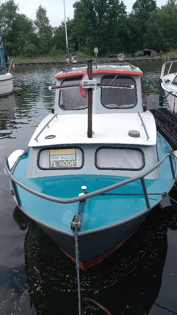 boot, Watersport en Boten, Motorboten en Motorjachten, Ophalen, 10 tot 30 pk, Gebruikt, Staal