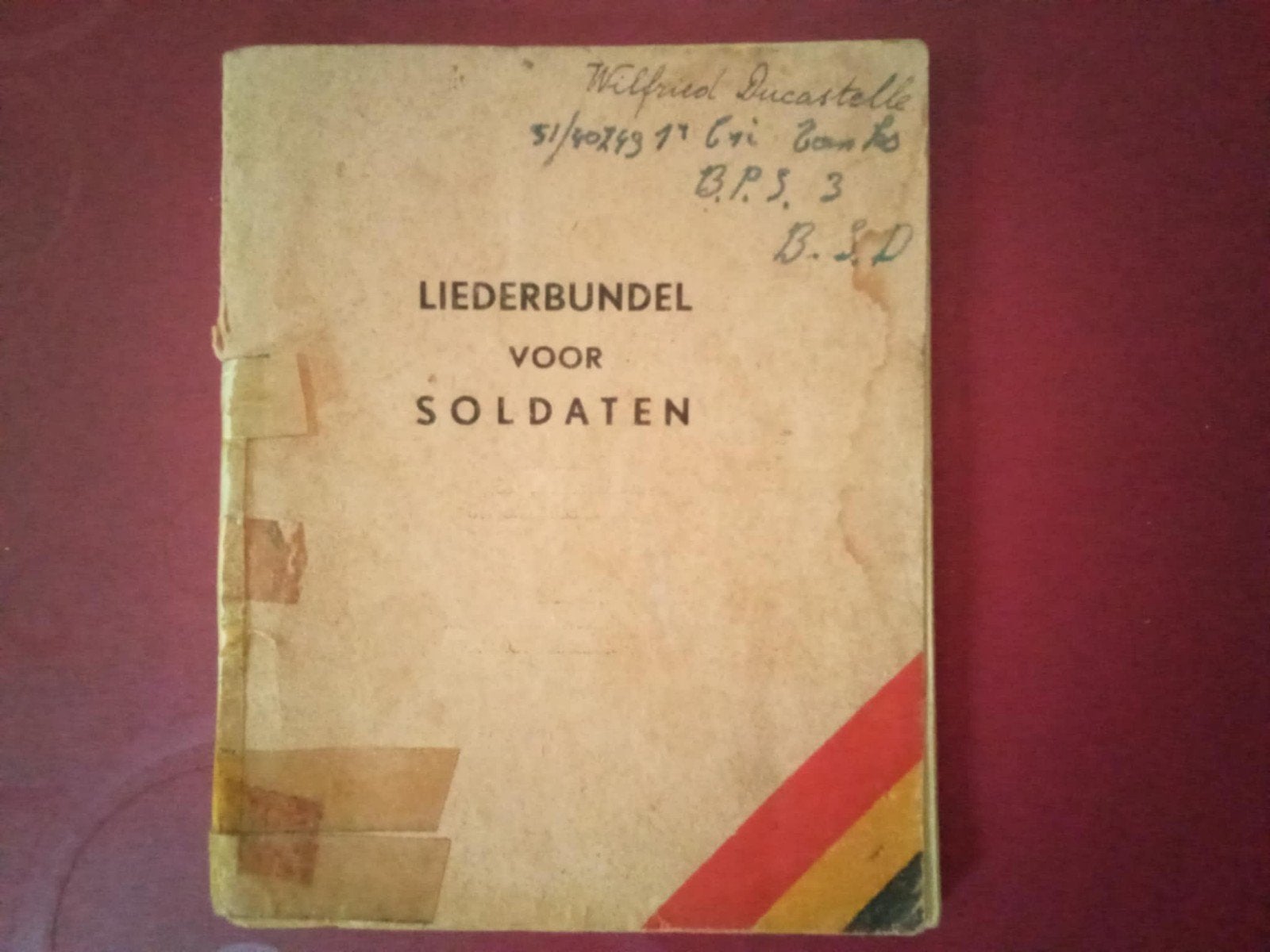 Soldaten liederenboek, Verzamelen, Militaria | Algemeen, Ophalen of Verzenden, Landmacht, Boek of Tijdschrift