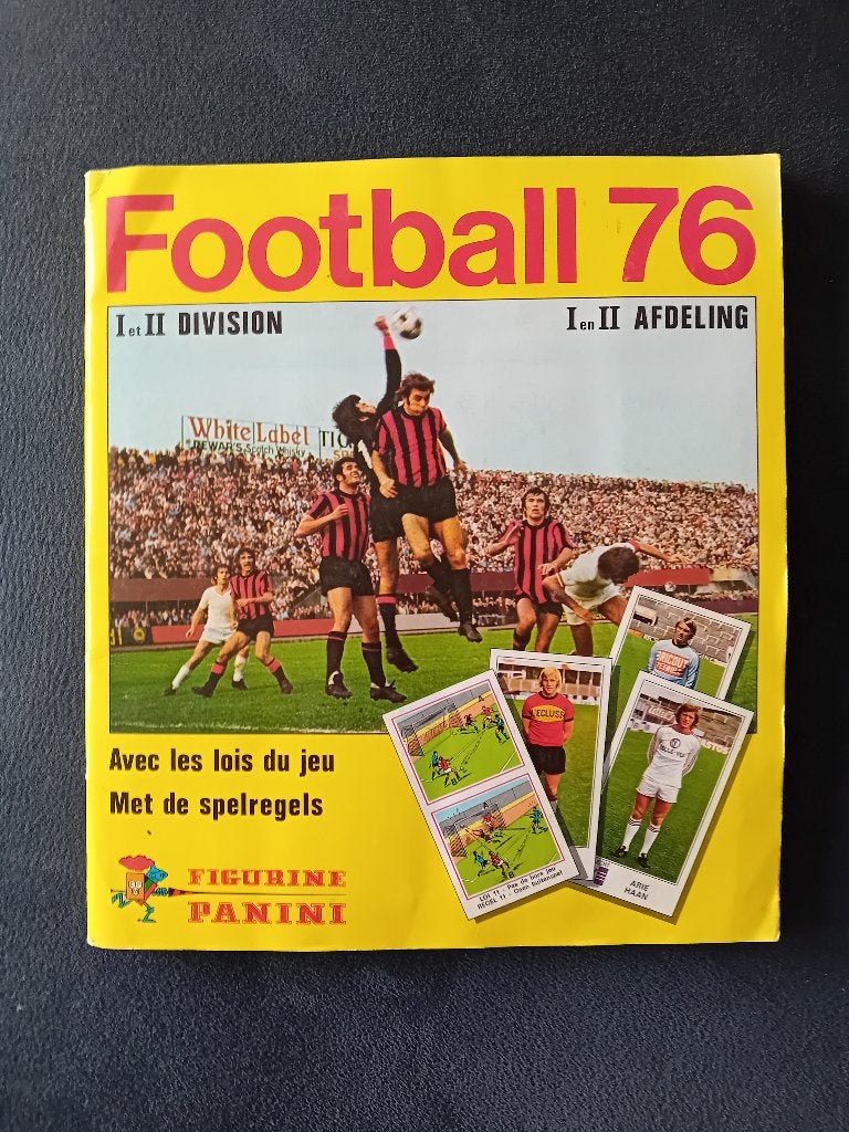 panini stickerboek Football 76, Ophalen of Verzenden, Zo goed als nieuw, Plaatje