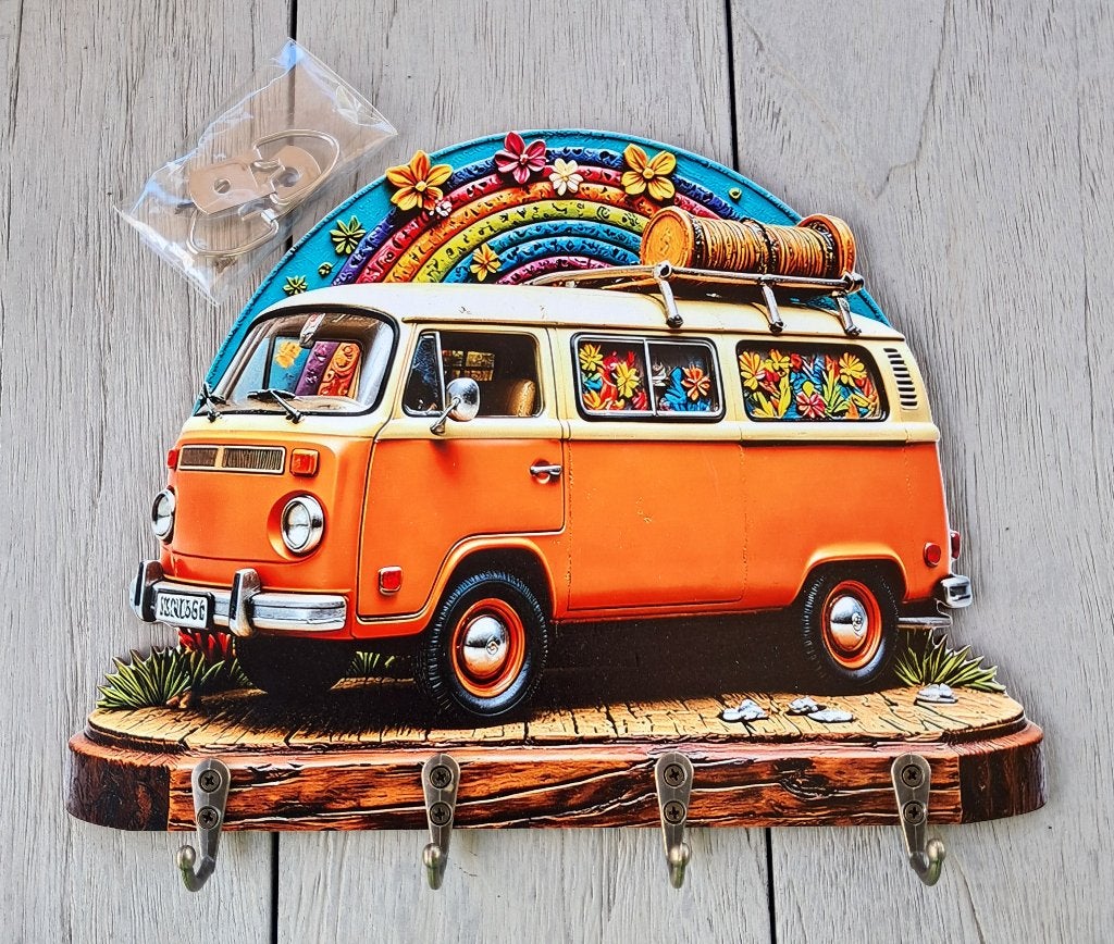 VW T2 sleutelhanger, Ophalen of Verzenden, Nieuw, Transport