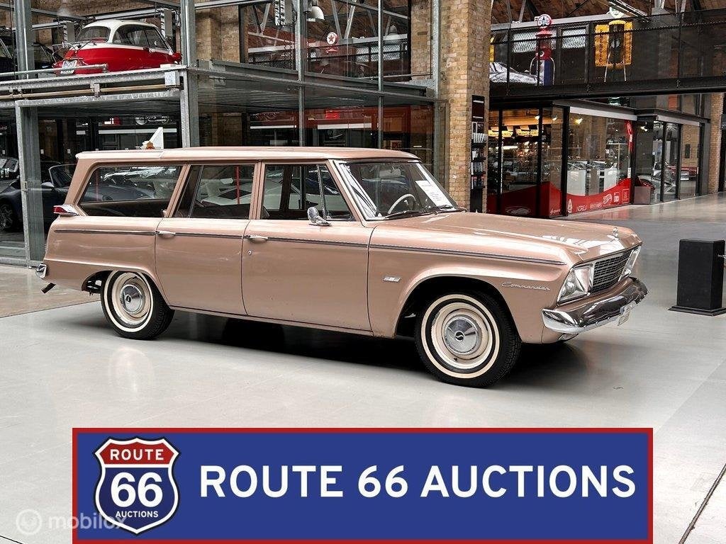 Studebaker Commander Wagonaire V8 | 1963 | Route 66 Auctions, Autres marques, Achat, Entreprise, Boîte manuelle