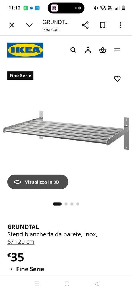 Droogrek Ikea, Huis en Inrichting, Badkamer | Badkamermeubels, Ophalen