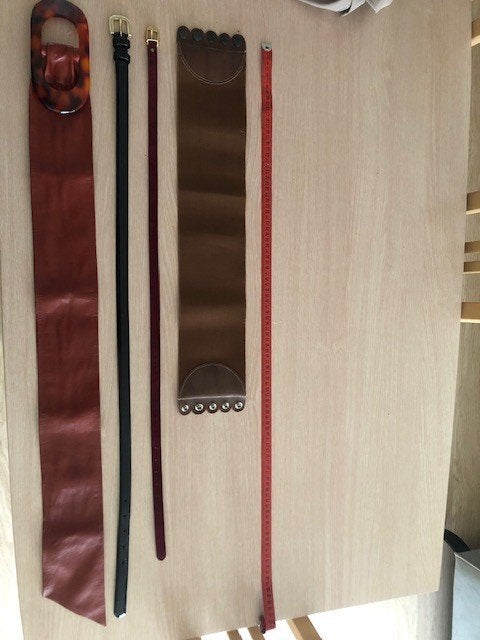 riemen, ANDERE, Overige kleuren, 3 tot 5 cm, Echt leder