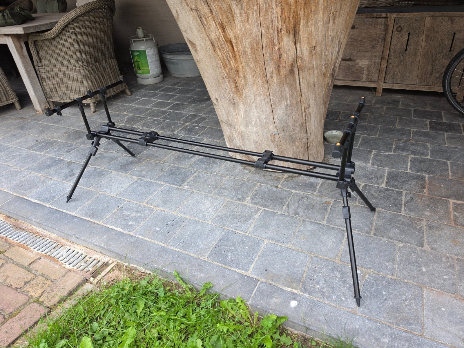 Rod pod. Karper nieuw. Hengel houder., Ophalen, Nieuw, Overige typen