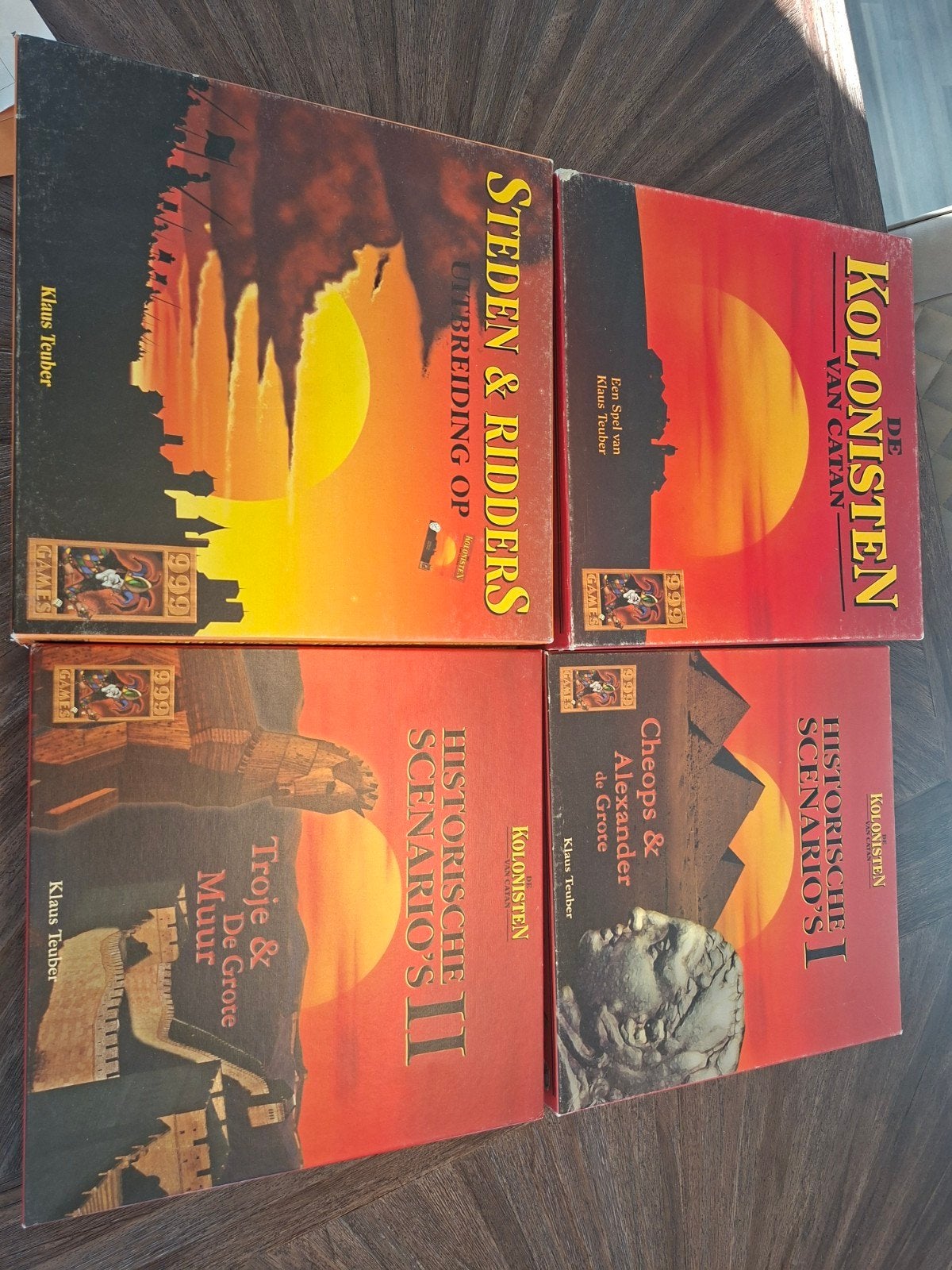originele kolonisten van catan + uitbreidingen, Ophalen