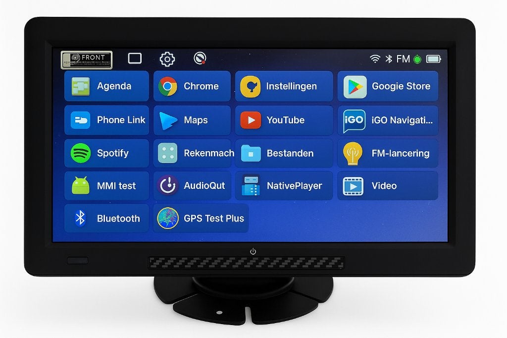 9' Android Auto-Apple Carplay DASHCAM Tablet GPS Navigatie., Info@drktech.be, Oosterwennel 35 Genk, Nieuw, Ophalen of Verzenden