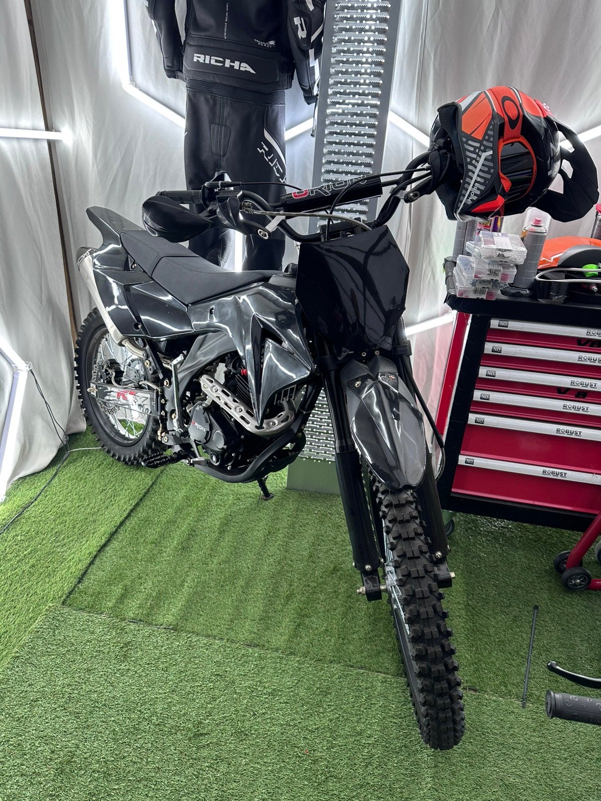 De Gepard MRR 250cc dirtbike, Ophalen