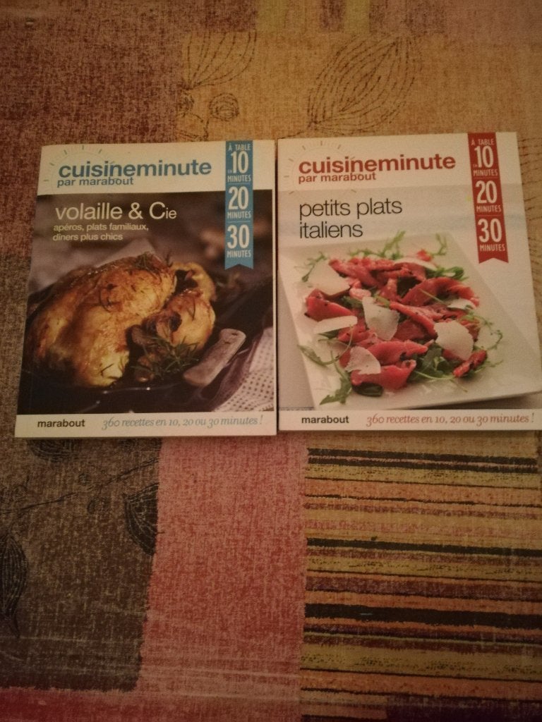 livres de cuisine à 1 euro piece, Boeken, Ophalen, Gelezen, Marabout