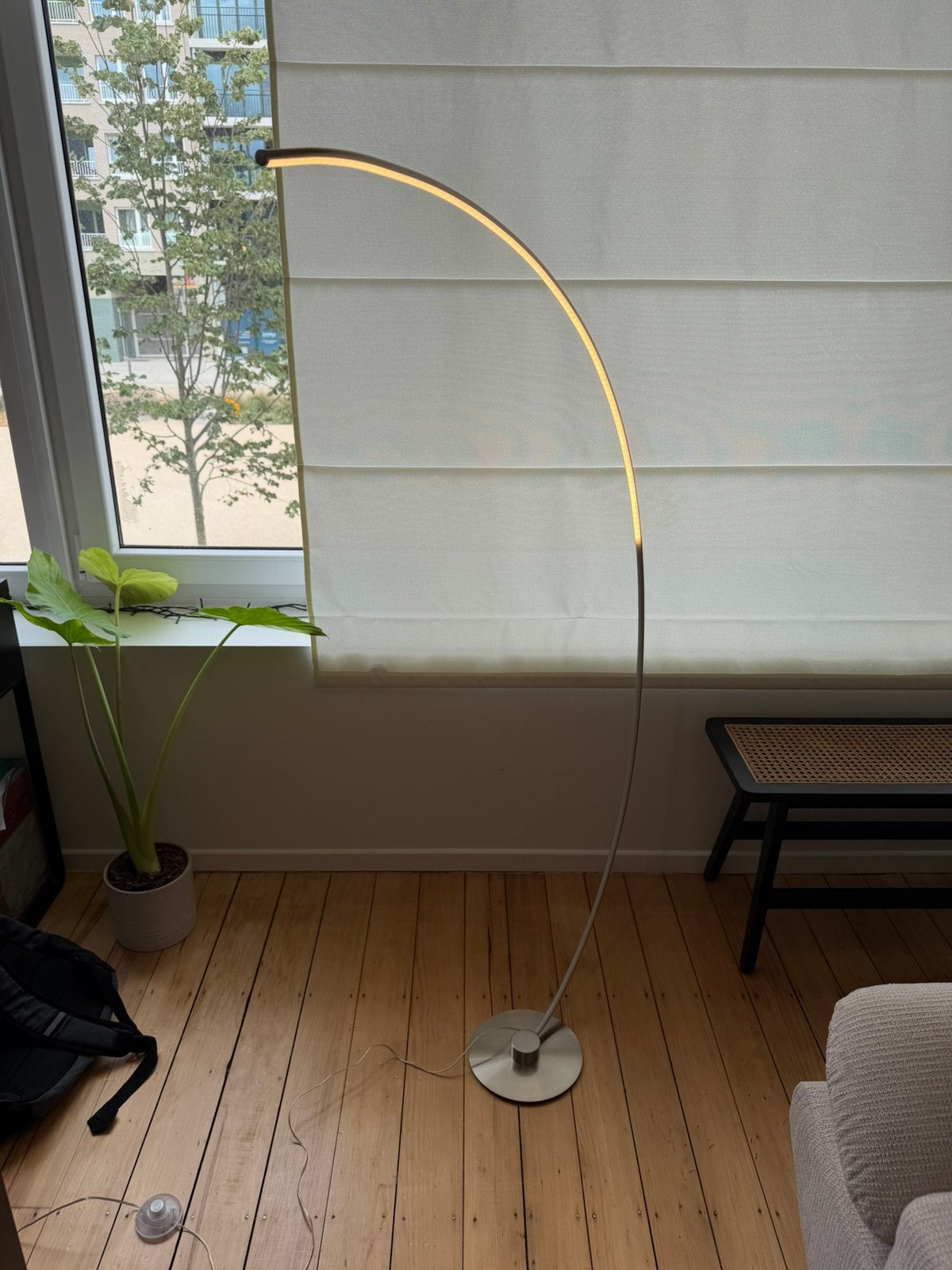 Staanlamp Moon LED, Ophalen, Zo goed als nieuw