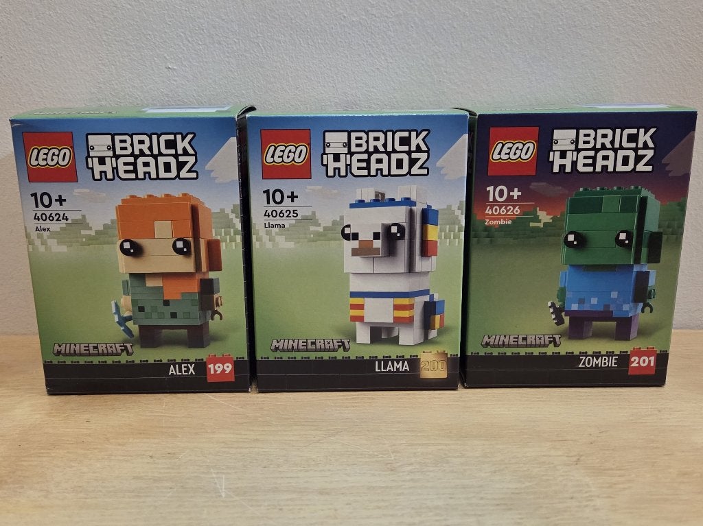 (GESEALD) Lego 40624 Alex, 40625 Lama, 40626 Zombie, Lego, Nieuw, Ophalen of Verzenden, Compleet