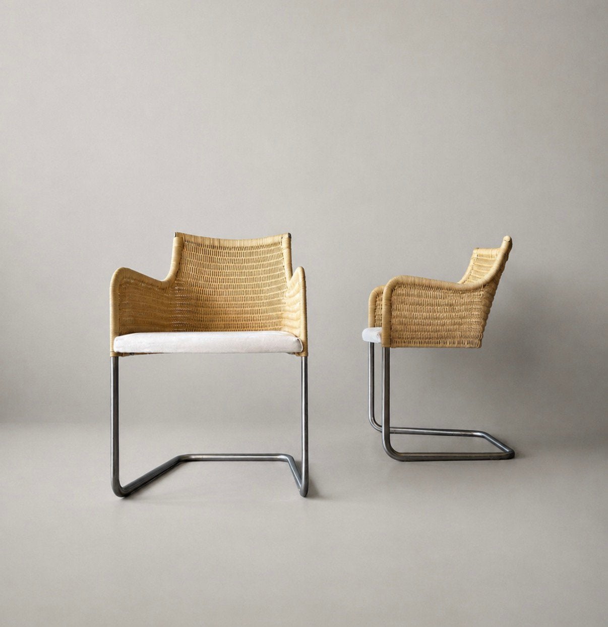4x Vintage Tecta D43 Cantilever Armchairs, William Dunkel, Autres couleurs, Vintage William Dunkel Tecta D43, Enlèvement, Utilisé