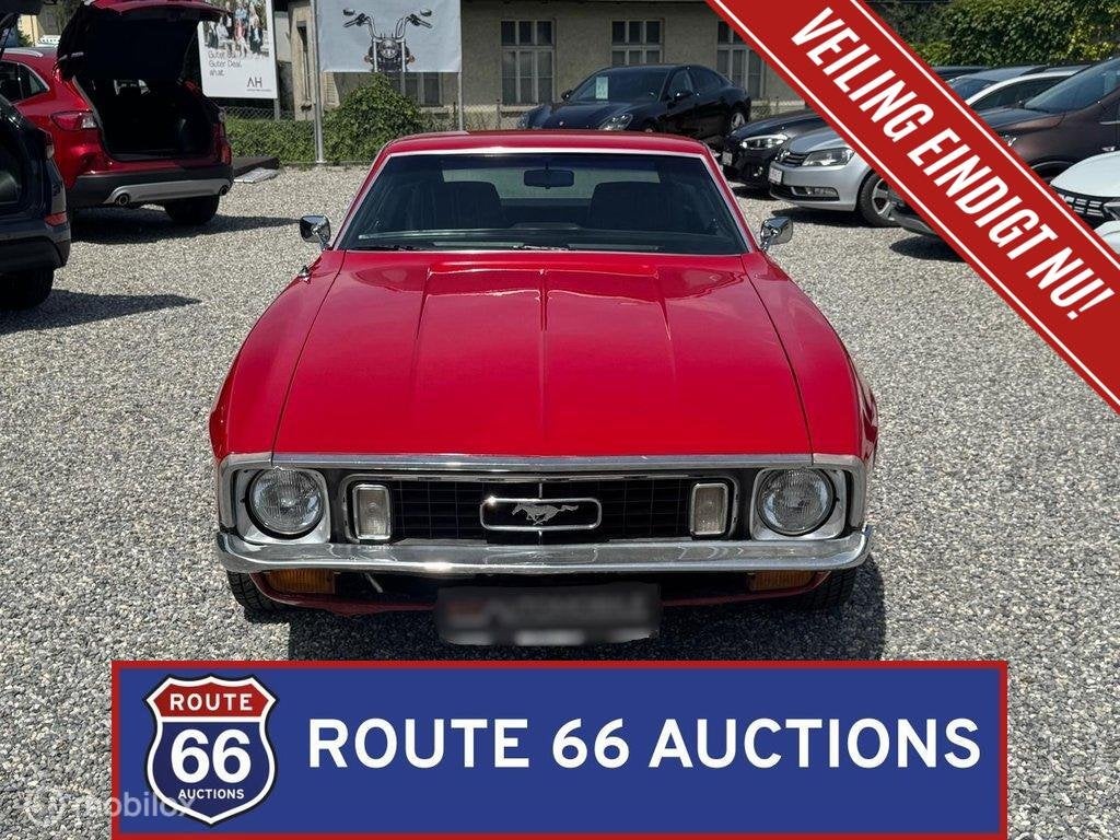 Ford Mustang Mach 1 | 1971 | Route 66 Auctions, Zwart, Bedrijf, Handgeschakeld, Overige carrosserie