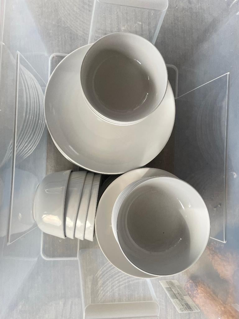 Wit servies ikea, Huis en Inrichting, Keuken | Servies, Ophalen, Gebruikt, Bord(en)