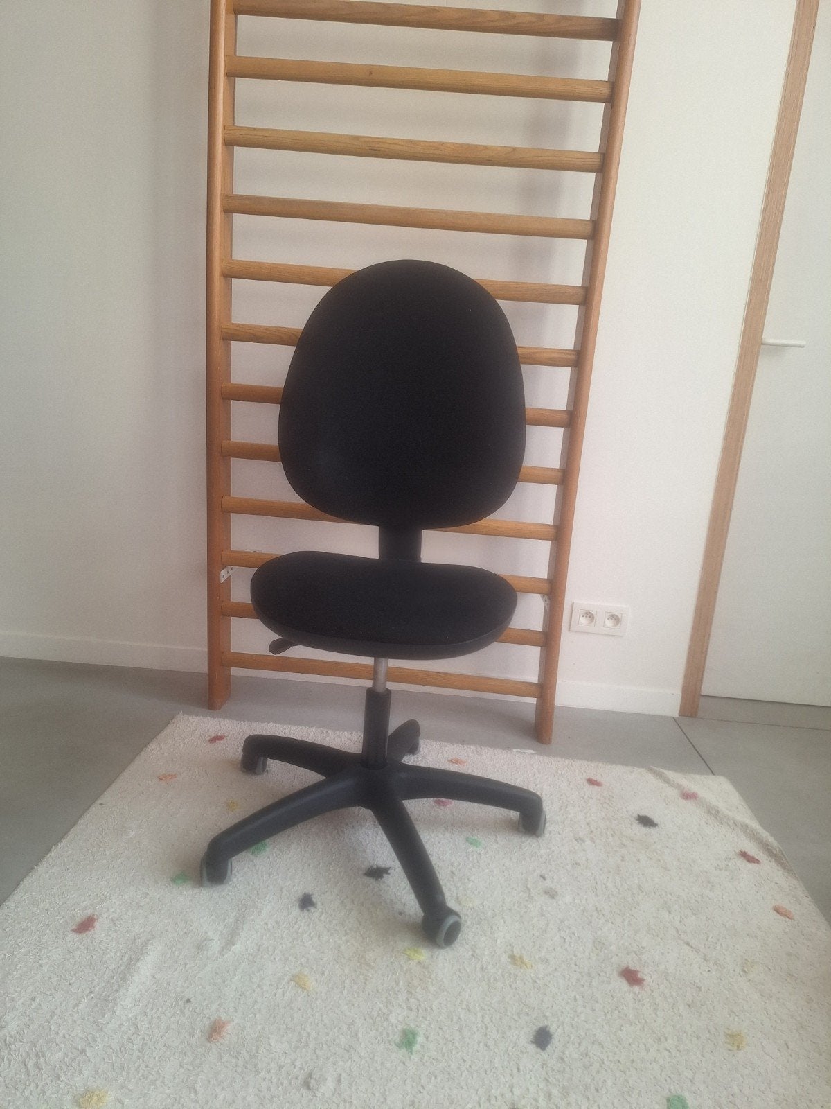zwarte bureaustoel, Enlèvement, Utilisé, Noir, Chaise de bureau