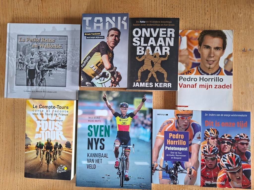 Boeken over wielrenners, Ophalen, Zo goed als nieuw, Lopen en Fietsen