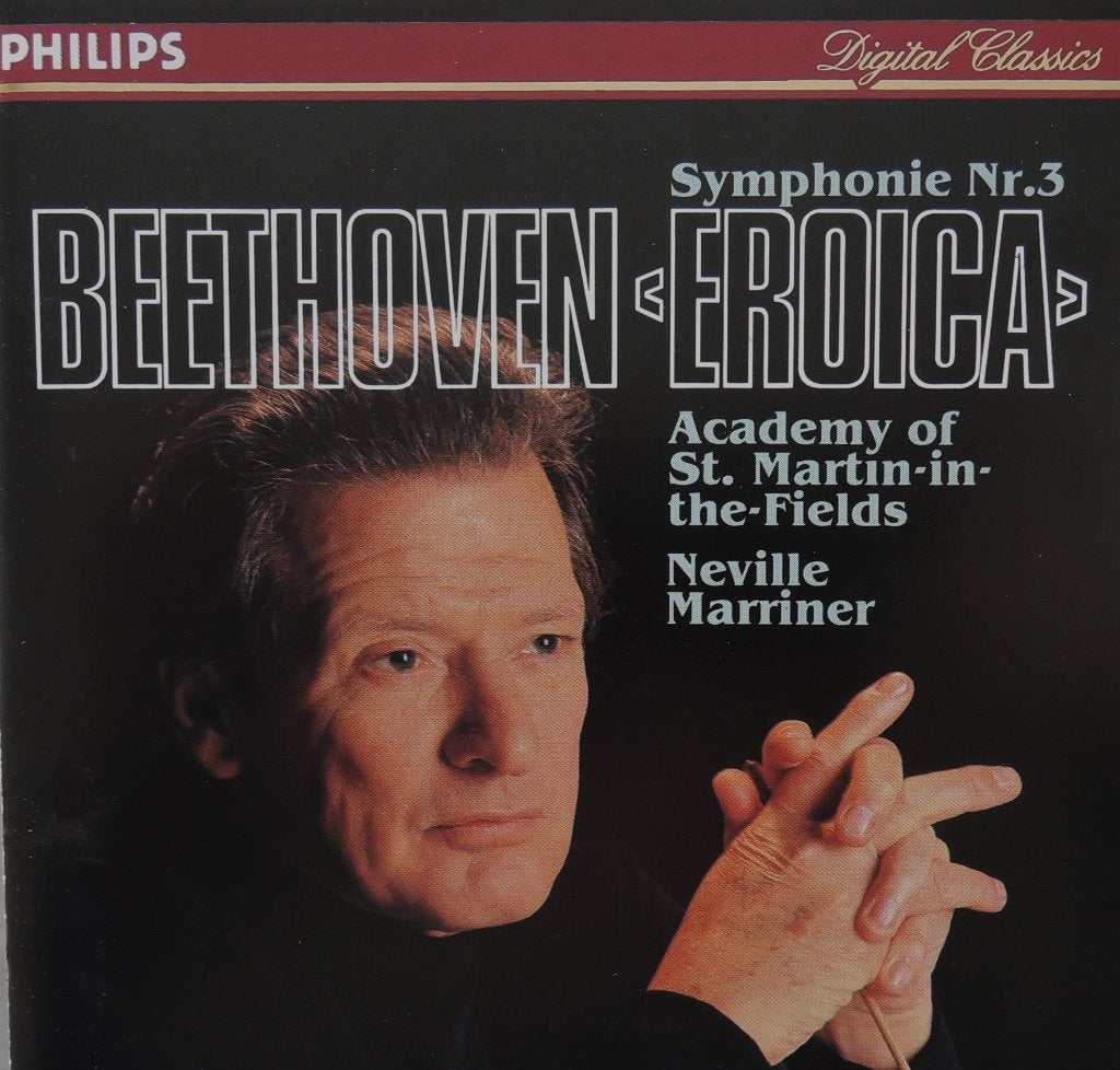 Beethoven 3 "Eroica" - ASMF / Marriner - PHILIPS - DDD, Enlèvement ou Envoi, Symphonie, Comme neuf, Classicisme