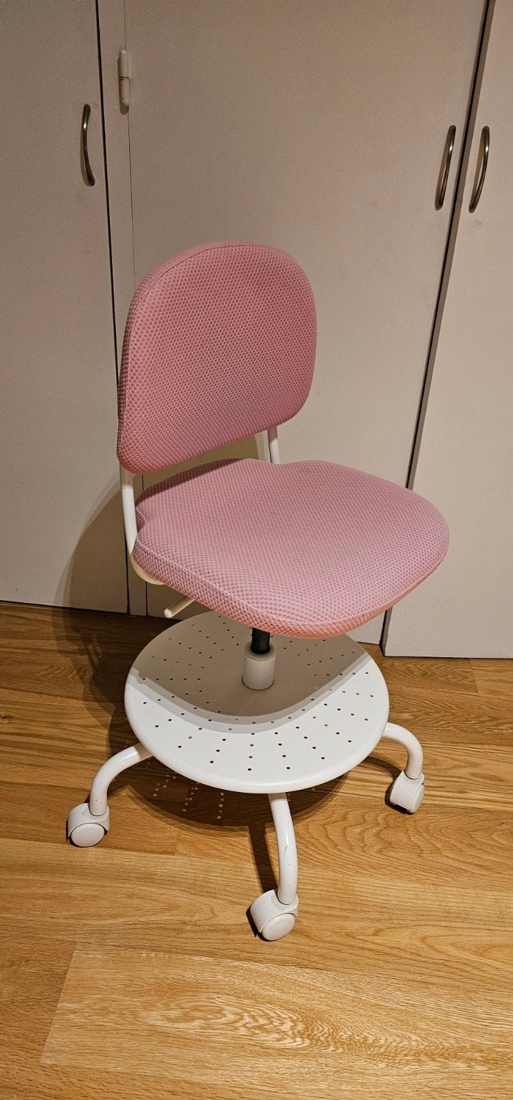 Chaise de bureau enfant rose clair VIMUND Ikea, Enlèvement, Utilisé, Rose, Chaise de bureau