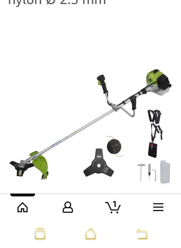 Thermische bosmaaier, Tuin en Terras, Bosmaaiers, Nieuw, Benzine, Ophalen