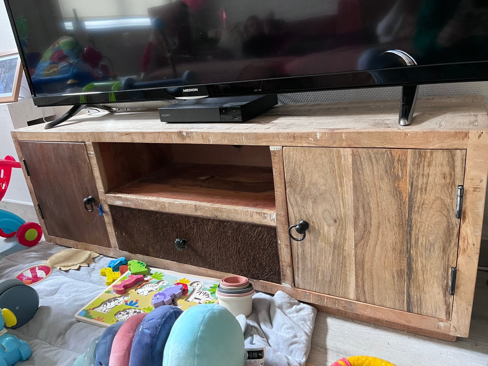 Tv kast, Ophalen, Minder dan 50 cm, Overige materialen, Minder dan 100 cm