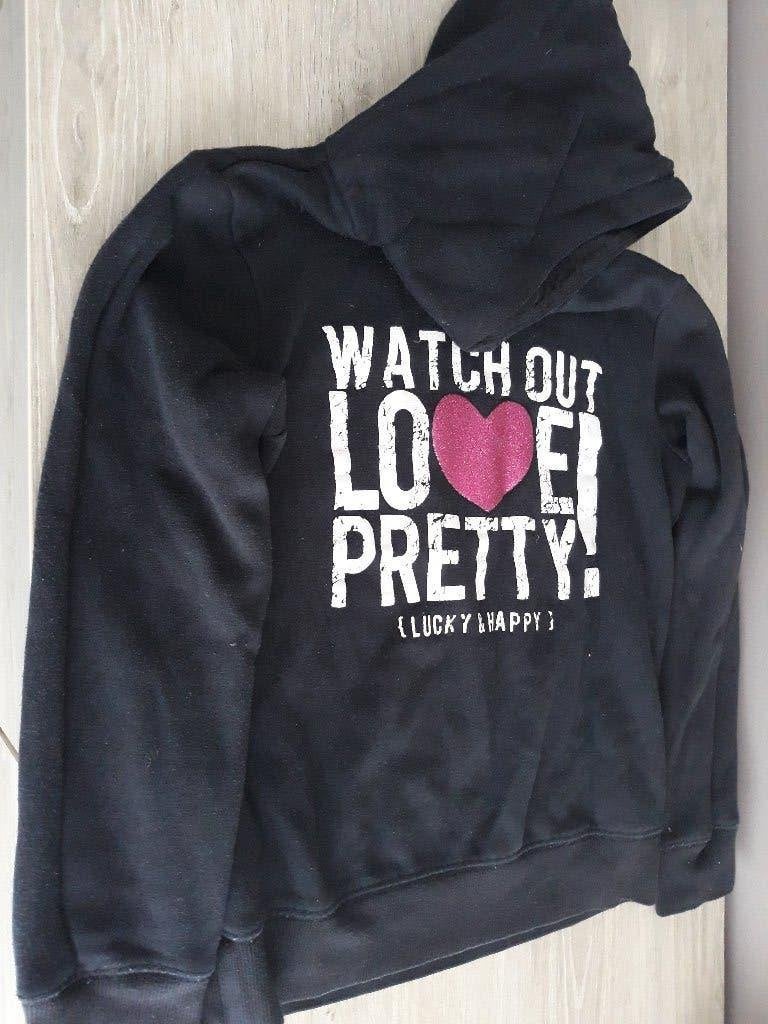 Hoodie maat 146-152, Kinderen en Baby's, Kinderkleding | Maat 146, Ophalen of Verzenden, Zo goed als nieuw, Meisje, Trui of Vest
