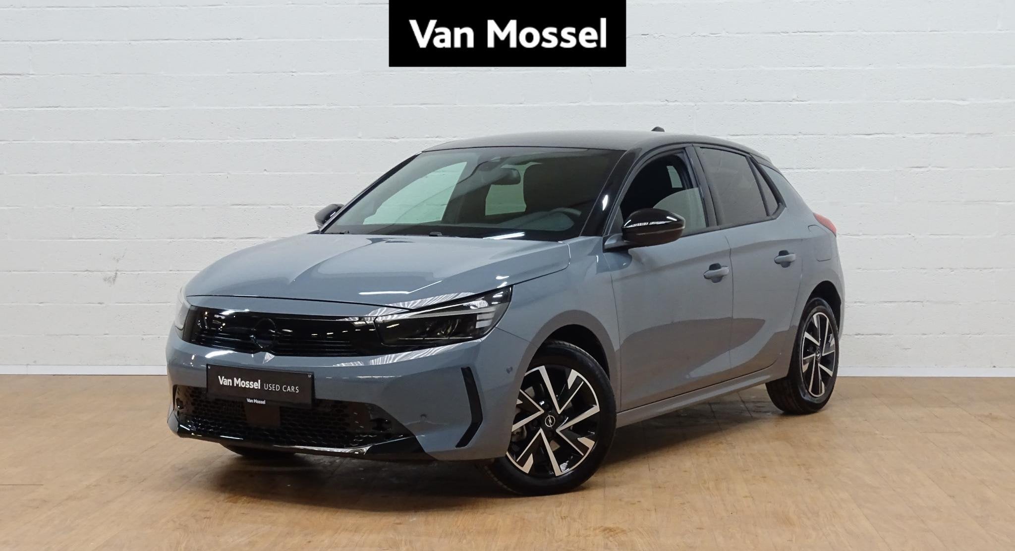 Opel Corsa 1.2 Turbo Hybrid 81kW eDTC GS, Auto's, Stof, Gebruikt, Zwart, 103 g/km