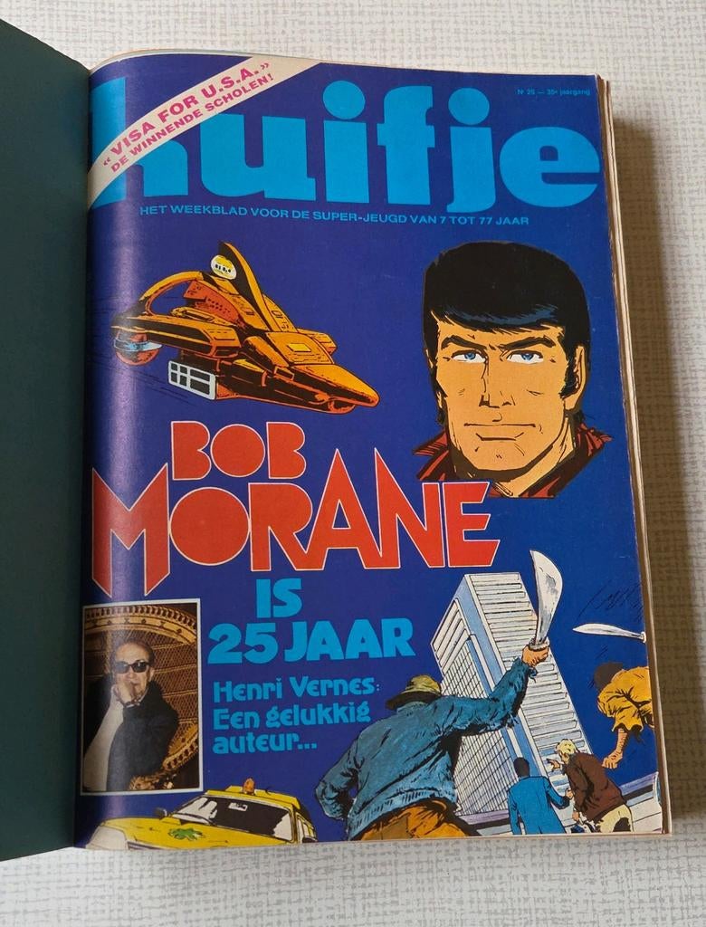 Strip Kuifje 35e jaargang nr 25 en nr 39 Bob Morane, Boeken, Ophalen