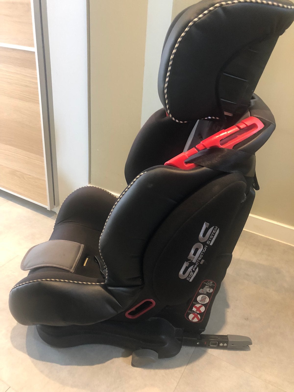Siège auto ISOFIX groupe 1/2/3 — 9 à 36 kg, Enlèvement, Comme neuf, Protection latérale, Isofix