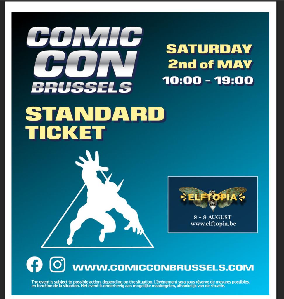 COMIC CON TICKET ZATERDAG + PHOTOSHOOT BRYCE DALLAS HOWARD, Deux personnes