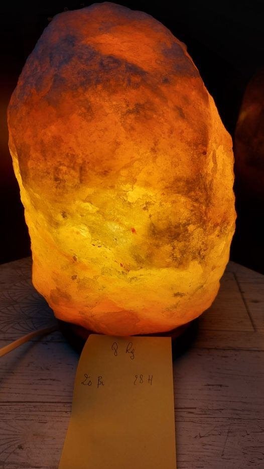 te koop zoutsteen lamp van 8kg hij is 28 op 16br, Ophalen, Nieuw