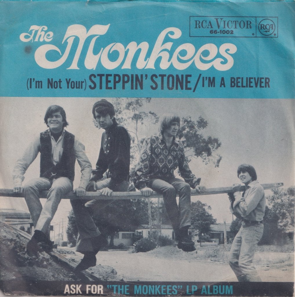 The Monkees – I’m a believer / Steppin’ stone - Single, Cd's en Dvd's, Vinyl Singles, Gebruikt, Single, Pop, 7 inch, Ophalen of Verzenden
