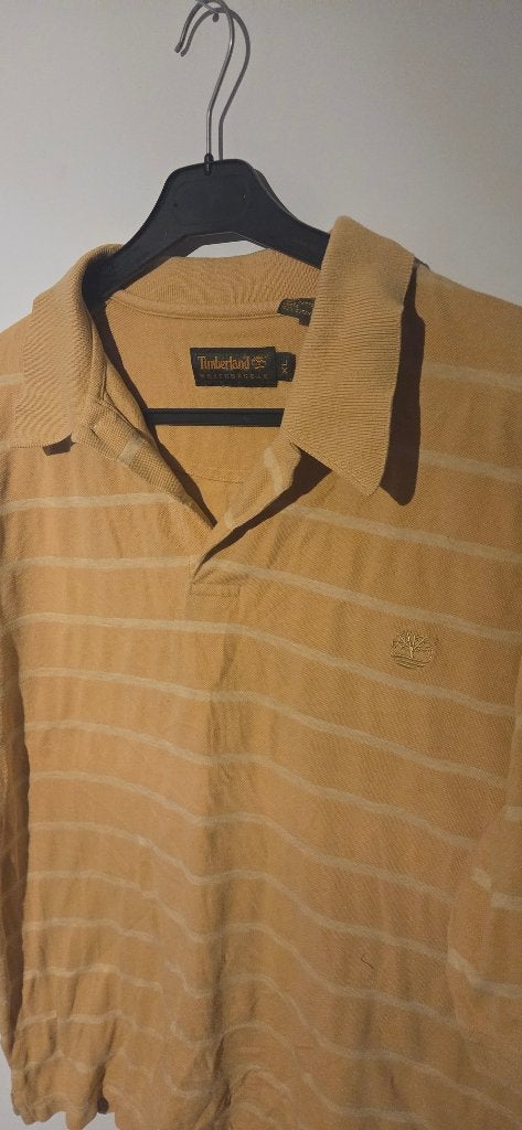 Polo Timberland Geel/oker XL goede staat, Ophalen of Verzenden, Geel