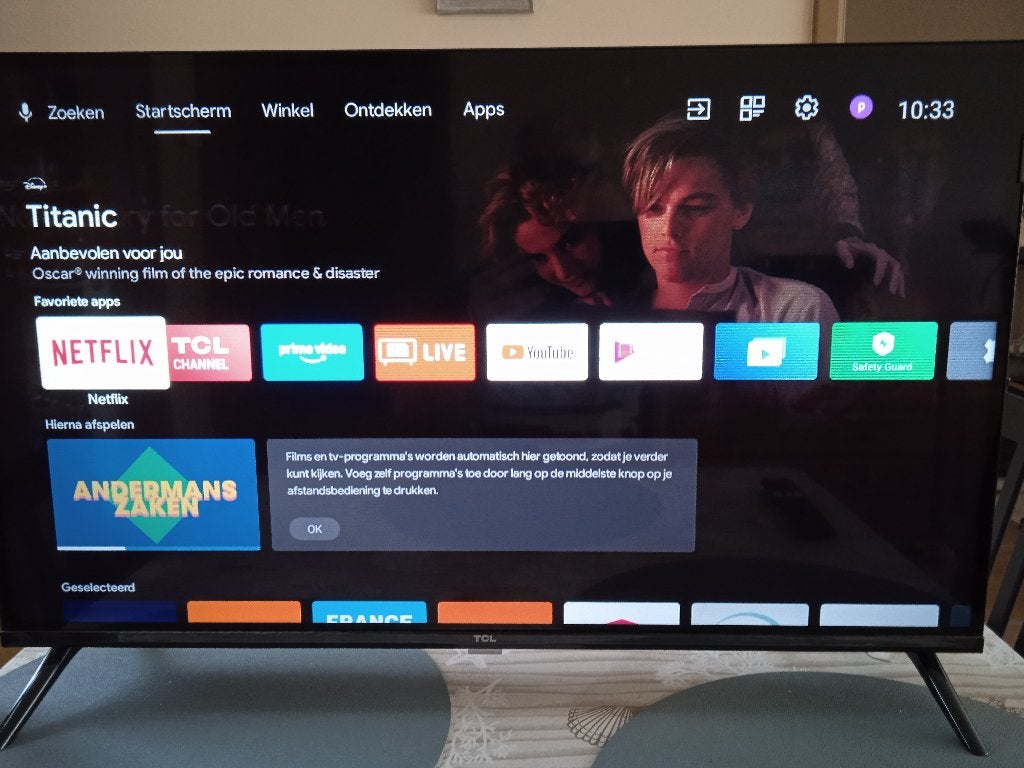 smart TV, Audio, Tv en Foto, Televisies, QLED, Zo goed als nieuw, 4k (UHD), Smart TV