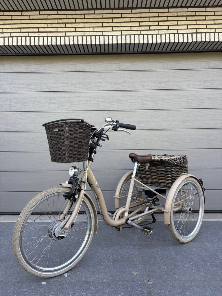 Tri-Bike elektrische driewieler Papillon - nieuwstaat !!, Ophalen of Verzenden, Zo goed als nieuw