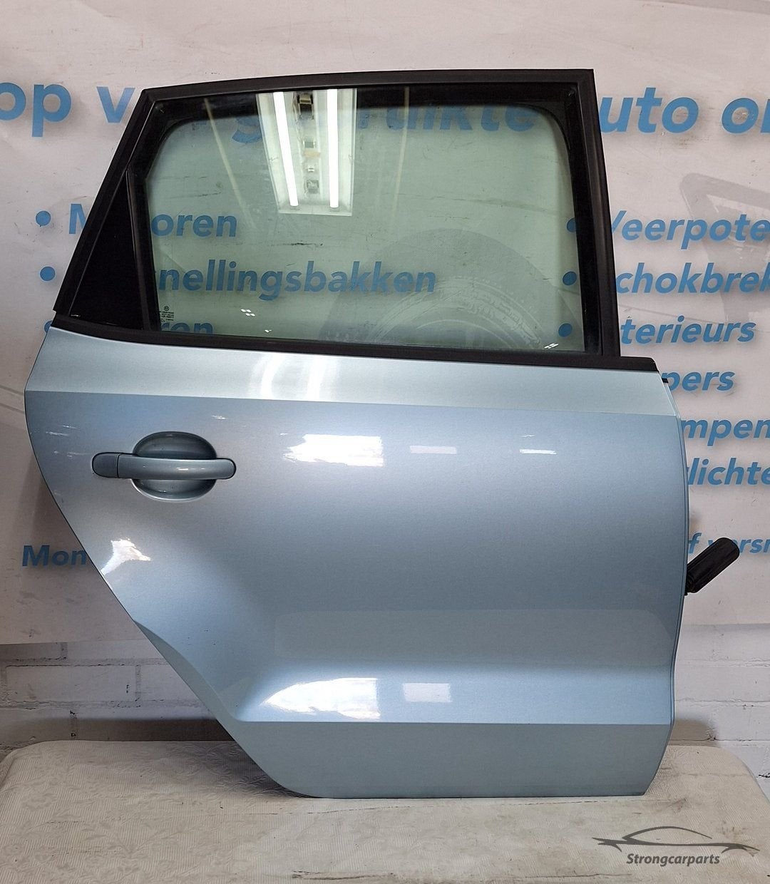 Deur Portier VW Polo 6R 6C rechts achter compleet kleur LD5M, Auto-onderdelen, Gebruikt, -, -, Ophalen of Verzenden