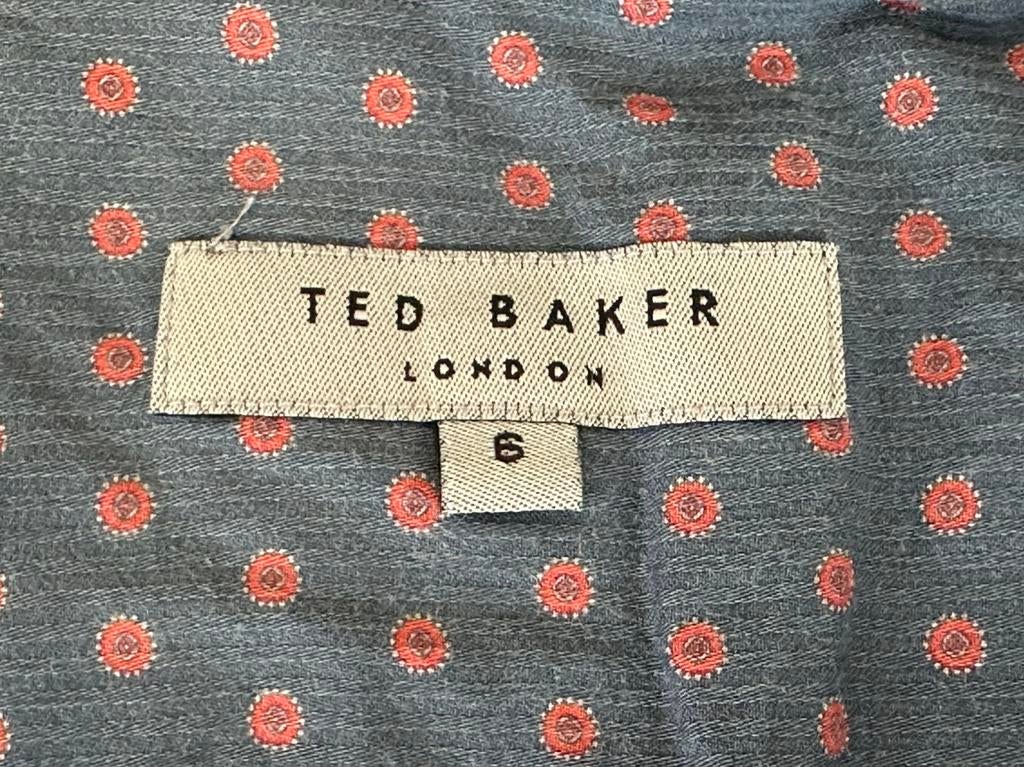 Exclusief kostuumhemd Ted Baker in nieuwstaat, Ophalen of Verzenden, Zo goed als nieuw, Blauw, Halswijdte 43/44 (XL)