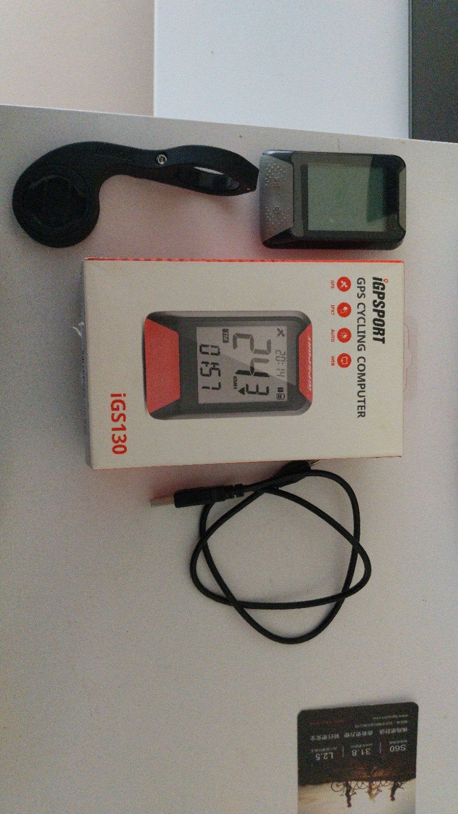 Ordinateur de vélo GPS IPX7 comme neuf, Enlèvement ou Envoi, Neuf