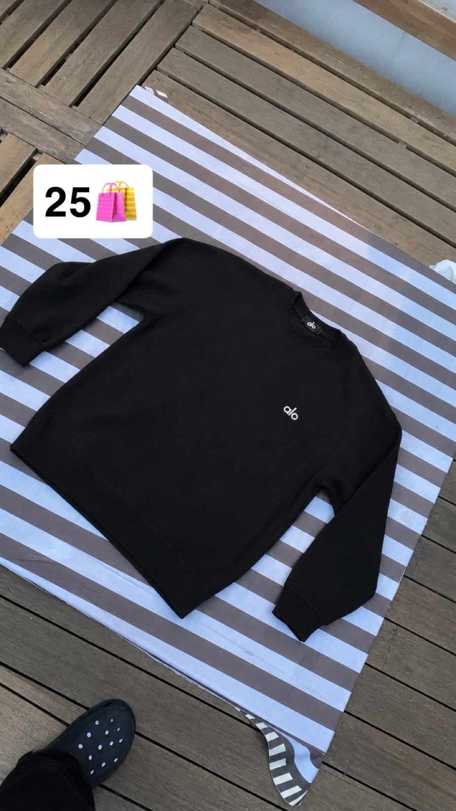 Alo trui, Kleding | Dames, Zwart, Nieuw, Ophalen of Verzenden, Fitness of Aerobics