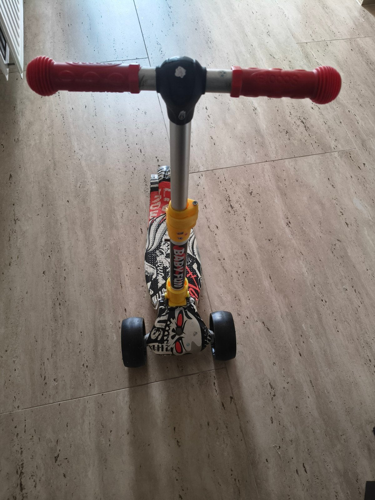 trotinette enfant avec roue lumineux, Enlèvement