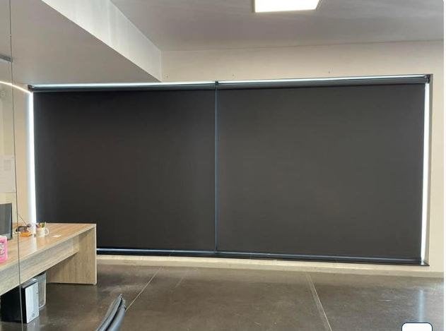 Zonnewering screen binnenhuis 250 B x 280 H zwart - één stuk, Ophalen, Zo goed als nieuw, 150 tot 300 cm, 250 cm tot 450 cm