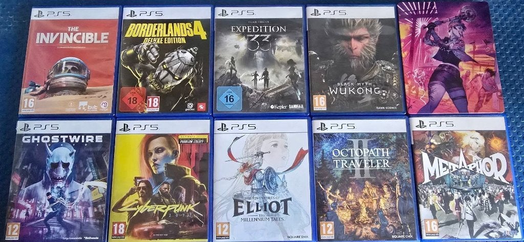 JEUX PS5 + RÉPARATION +CONSOLE & MANETTE (reg.liege), Enlèvement ou Envoi, Comme neuf