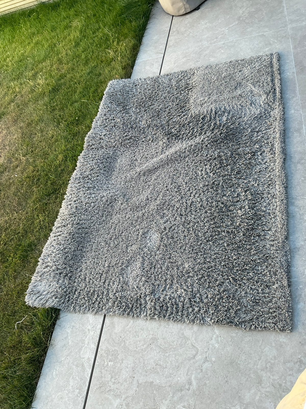 Tapis gris Ikea, Enlèvement, Comme neuf, Gris