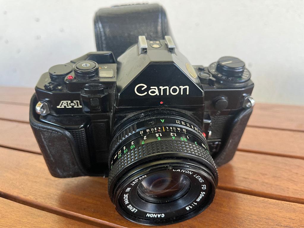 Fototoestel Canon A-1, Ophalen, Zo goed als nieuw, Canon