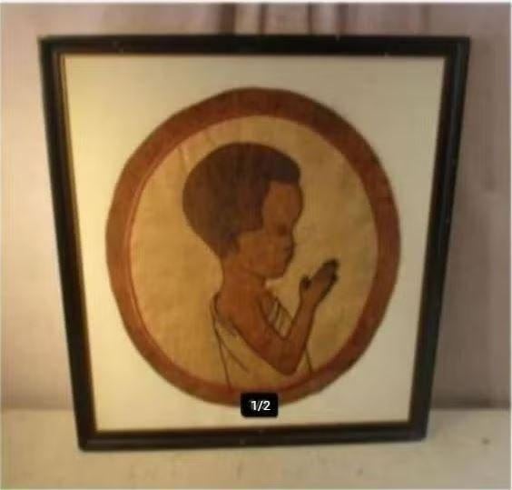 Belle œuvre d'art spéciale sur toile « Praying Boy » - 60x54, Maison & Meubles, Accessoires pour la Maison | Peintures, Dessins & Photos