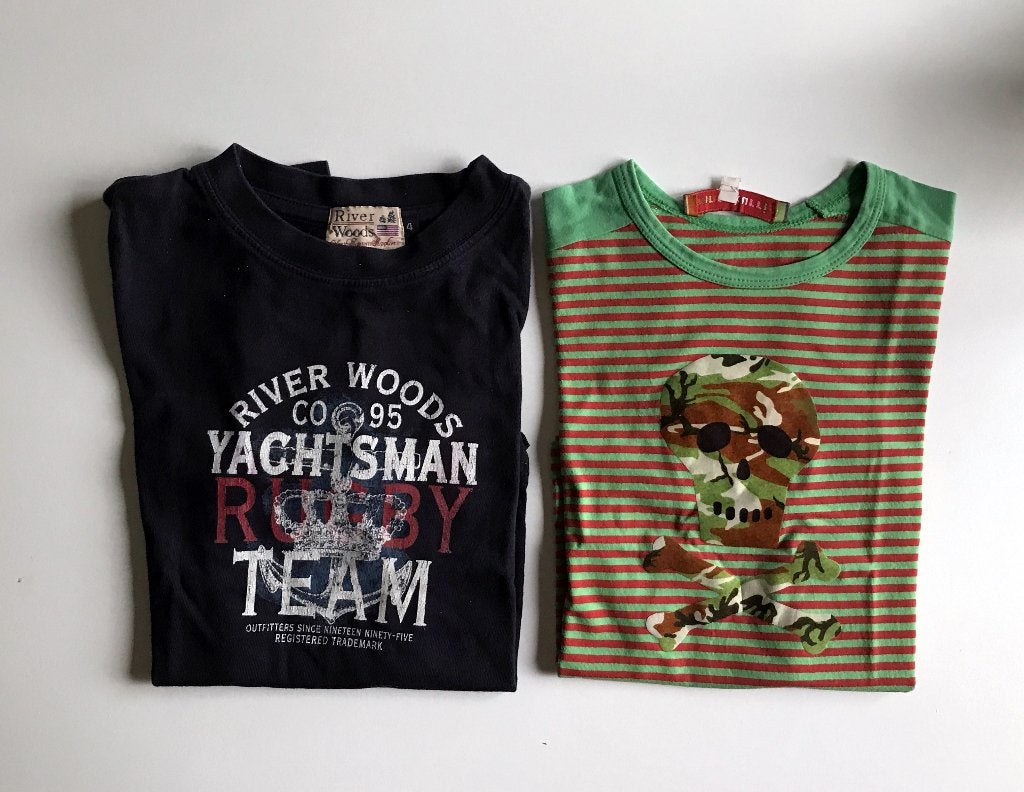T-shirts - 104 - merk: River Woods & Anne Kurris, Ophalen of Verzenden, Jongen, Shirt of Longsleeve