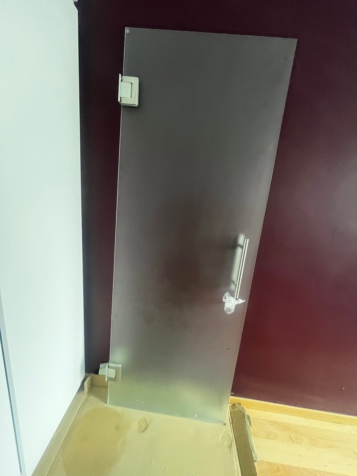 Glazen binnendeur (Mat glas) – 73 x 200 cm – 8mm dik, Ophalen, Glas, Binnendeur