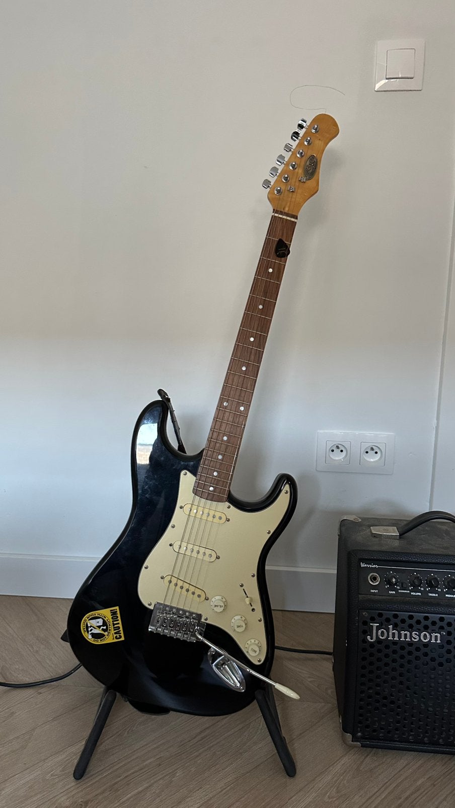 Stage gitaar +versterker, Ophalen, Zo goed als nieuw