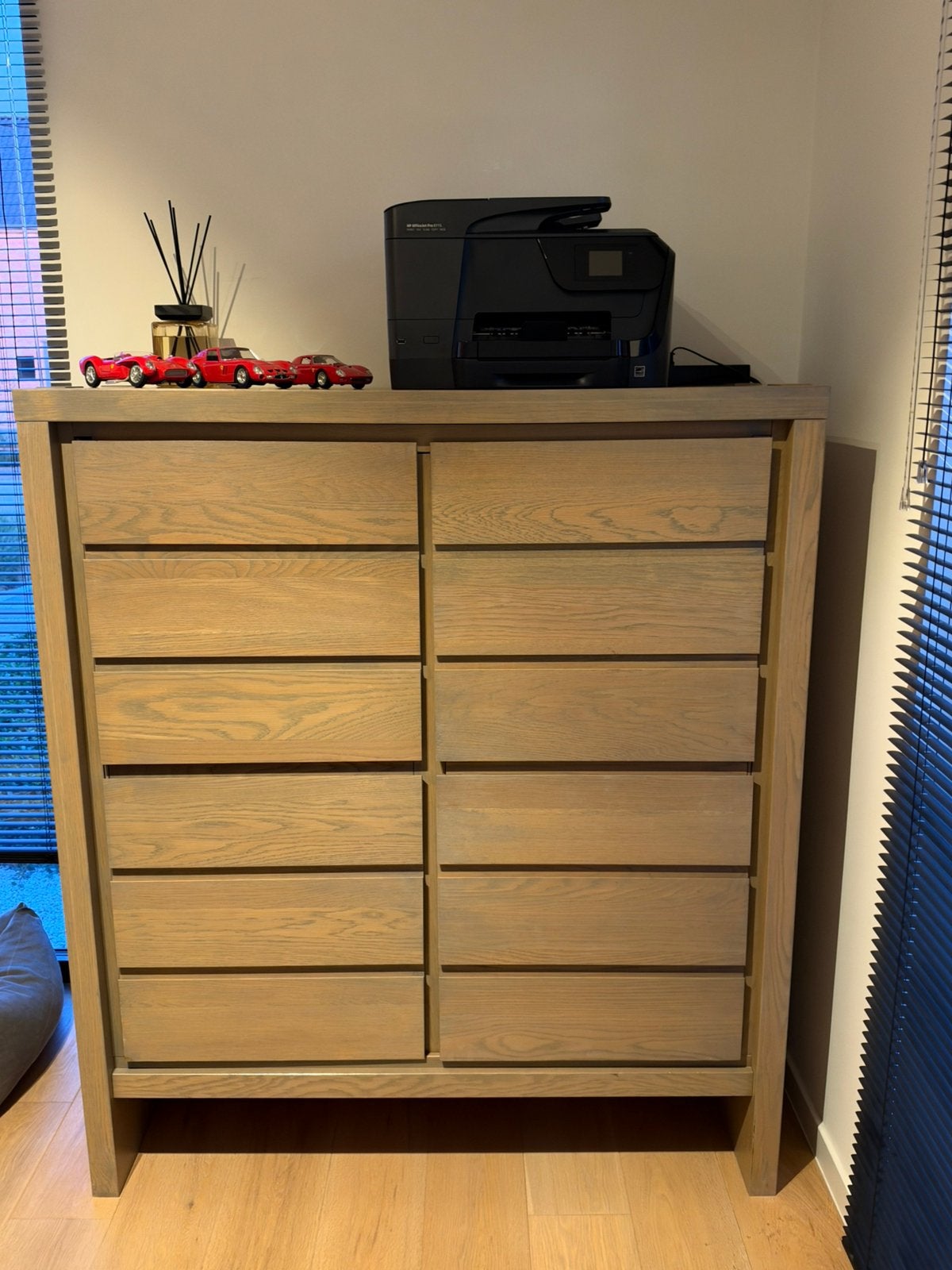 Bureau kast massief eiken, Enlèvement, Comme neuf